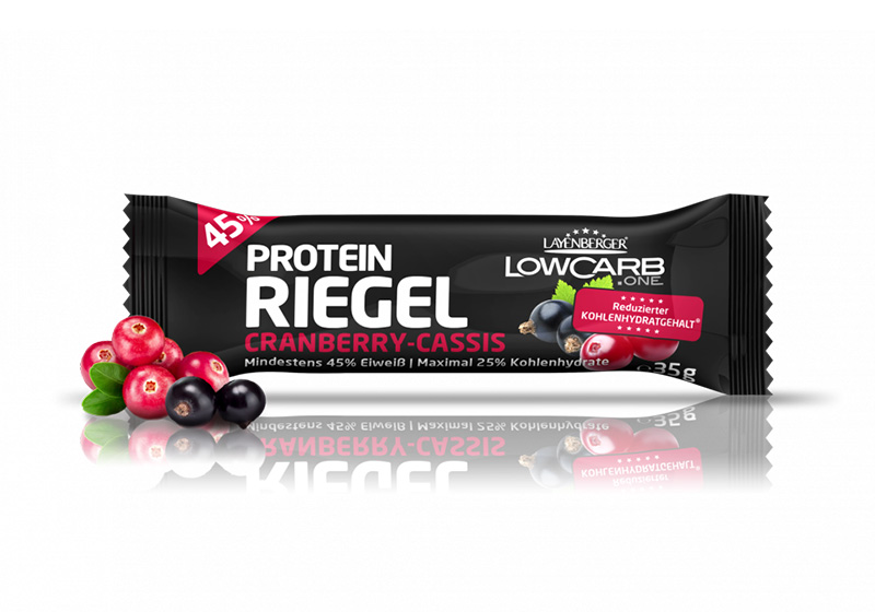 Proteinriegel Cranberry-Cassis
